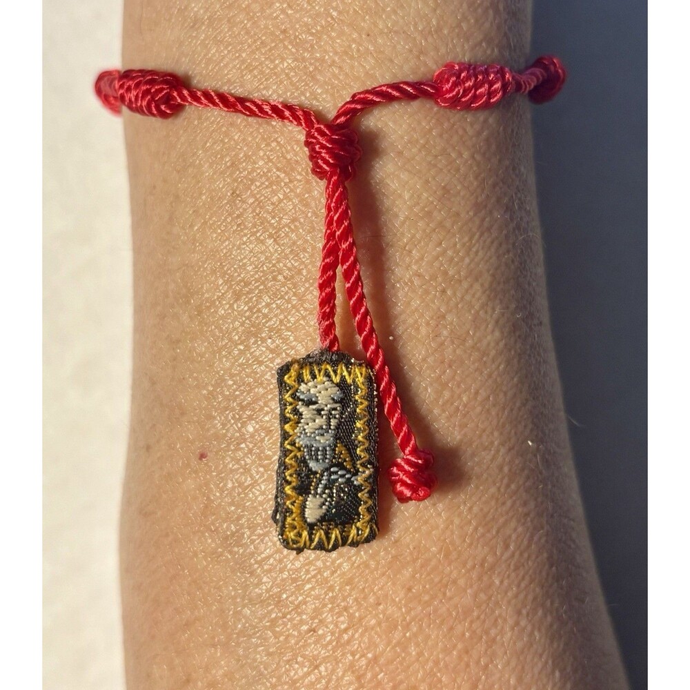 St Benito Escapulario Amuleto de Protección-Saint Benedict Red Cord Protection